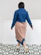 Сукня бежево-синя «Евія» | 6282561 | фото 3