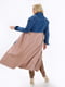 Платье сине-бежевое «Катая» | 6282564 | фото 6