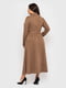 Платье коричневое «Инес» | 6282590 | фото 3