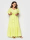 Сукня А-силуету жовта "Сюзанна" | 6282719 | фото 2