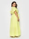 Платье А-силуэта желтое "Сюзанна" | 6282719 | фото 4