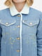 Куртка голубая джинсовая | 6048212 | фото 3