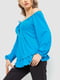 Блуза голубая | 6286402 | фото 3