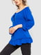 Блуза синяя | 6286407 | фото 3