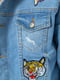 Куртка джинсова блакитна | 6286426 | фото 5