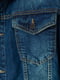 Куртка джинсова темно-синя | 6286434 | фото 5