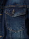 Куртка джинсовая темно-синяя | 6286440 | фото 5