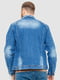 Куртка джинсовая синяя | 6286445 | фото 4