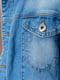 Куртка джинсова блакитна | 6286446 | фото 5