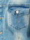 Куртка джинсова світло-блакитна | 6286449 | фото 5