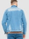 Куртка джинсова блакитна | 6286450 | фото 4