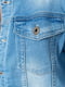 Куртка джинсова блакитна | 6286450 | фото 5