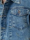 Куртка джинсовая синяя | 6286453 | фото 5