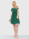 Платье А-силуэта зеленое | 6286461 | фото 2