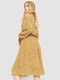 Платье А-силуэта коричневое | 6286464 | фото 4
