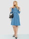 Платье А-силуэта синее | 6286489 | фото 2