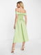 Сукня А-силуету зелена | 6286716 | фото 3