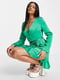 Сукня А-силуету зелена | 6286944 | фото 2