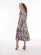 Платье А-силуэта в цветочный принт | 6287083 | фото 3