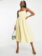 Сукня А-силуету жовта | 6287168