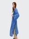 Кимоно синее с цветочным принтом | 6287617 | фото 2