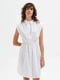 Платье-рубашка белое | 6287638 | фото 2