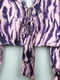 Блуза фіолетова з принтом тай-дай | 6287648 | фото 3