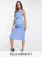 Платье для беременных голубое | 6287778