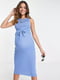 Сукня для вагітних блакитна | 6287778 | фото 2