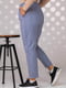 Штани прямі кольору джинс | 6282975 | фото 2