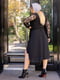 Сукня А-силуету чорна | 6285081 | фото 2