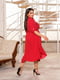 Сукня А-силуету червона | 6285176 | фото 2