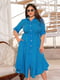Сукня А-силуету синя | 6285178 | фото 2