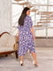 Сукня А-силуету фіолетова з візерунком | 6285179 | фото 3