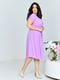 Платье А-силуэта фиолетовое | 6285255 | фото 3
