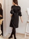 Платье А-силуэта черное | 6285263 | фото 2