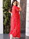 Сукня червона з принтом | 6285332 | фото 3