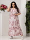 Платье розовое с принтом тай-дай | 6285343 | фото 4
