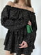 Сукня чорна з принтом | 6285357 | фото 5