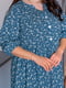 Сукня А-силуету блакитна з візерунком | 6285406 | фото 4