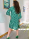 Сукня зелена з принтом | 6285573 | фото 2
