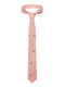 Галстук светло-розовый с принтом «Социальная сеть» | 6288111