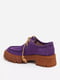 Туфлі з нубуку фіолетові | 6290732 | фото 3