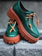Туфли кожаные зеленые | 6290743 | фото 4