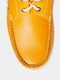 Топ-сайдеры кожаные желтые | 6290805 | фото 4
