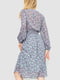 Сукня А-силуету бузкова з принтом | 6290919 | фото 4