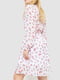 Платье А-силуэта белое с принтом | 6290929 | фото 4