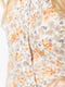 Платье А-силуэта бежевое с принтом | 6290932 | фото 5