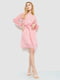 Платье А-силуэта розовое в горох | 6290944 | фото 2