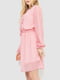 Платье А-силуэта розовое в горох | 6290944 | фото 3